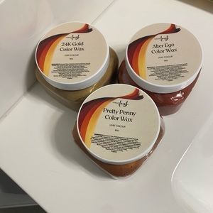 Curl mix Color Wax 3 color set. Alter Ego, 24K Gold and Pretty Penny
